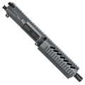 AR-15 .300 AAC Blackout Pistol Upper Assembly 7.5" Barrel 7" Quad Rail Handguard & Charging Handle - Tungsten Gray