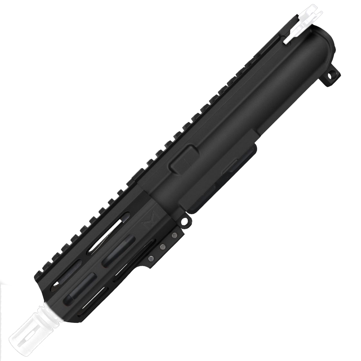AR-15 7.62x39 5'' FORGED UPPER ASSEMBLY WITH 4.5'' HANDGUARD AND COLOR OPTION BUNDLE - Black and Storm Trooper White