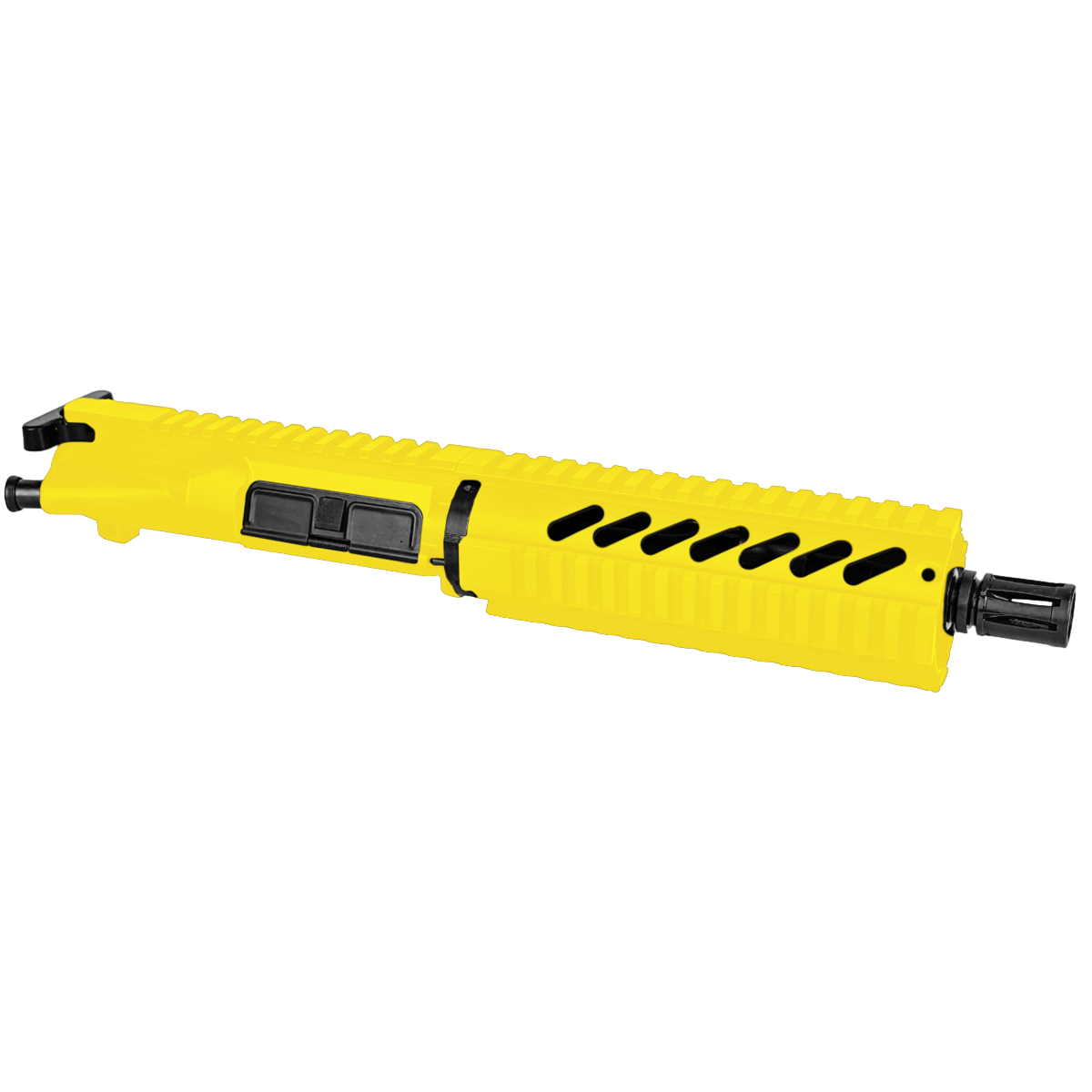 AR-15 7.62x39mm Pistol Upper Assembly 7.5" Barrel 7" Quad Rail Handguard & Charging Handle - Lemon Zest