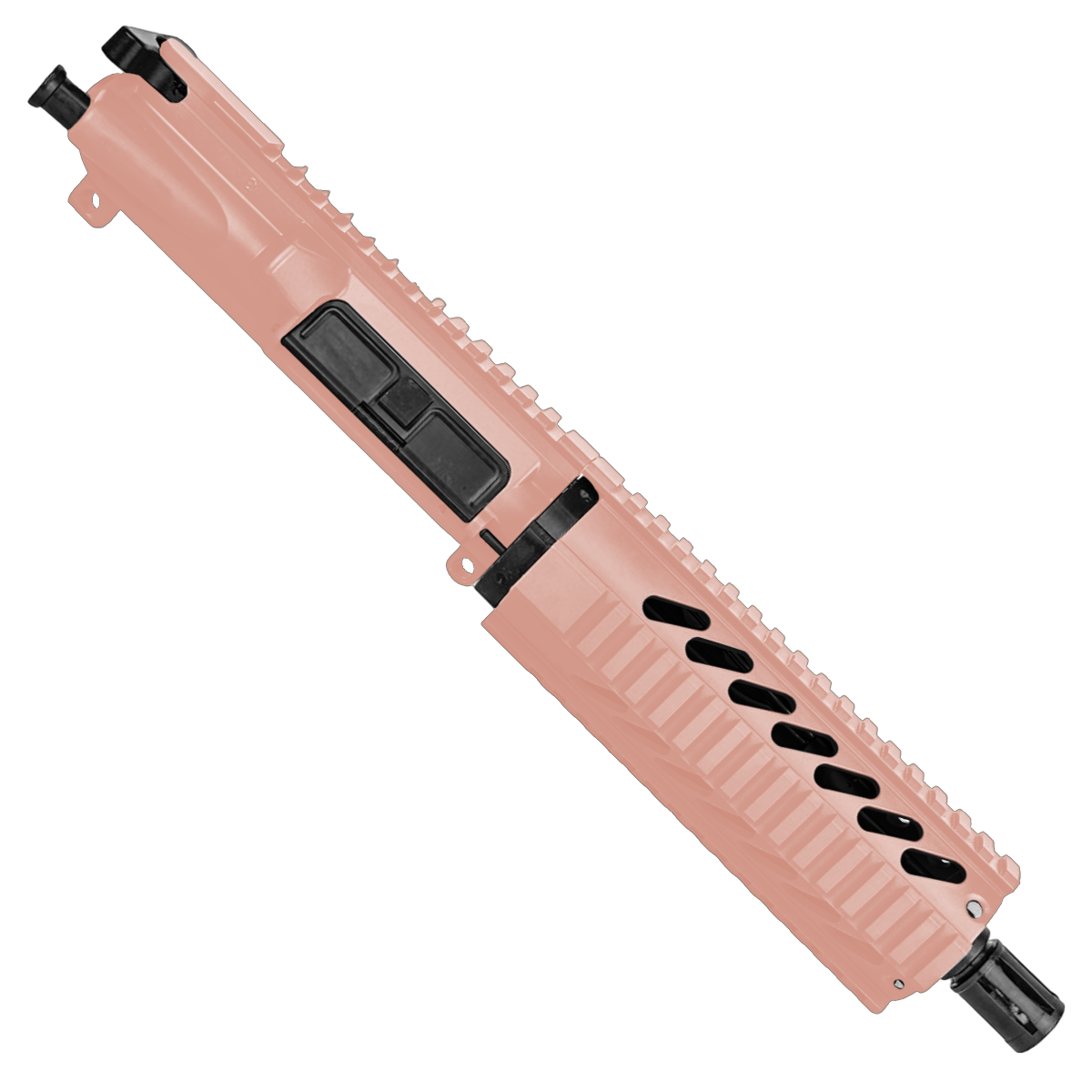 AR-15 7.62x39mm Pistol Upper Assembly 7.5" Barrel 7" Quad Rail Handguard & Charging Handle - Rose Gold