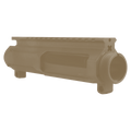 AR-15 FLAT DARK EARTH Cerakote Stripped Billet Upper Receiver