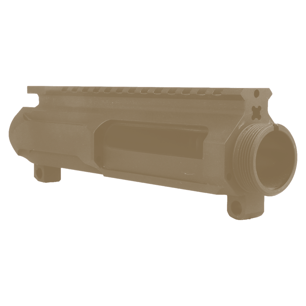 AR-15 FLAT DARK EARTH Cerakote Stripped Billet Upper Receiver