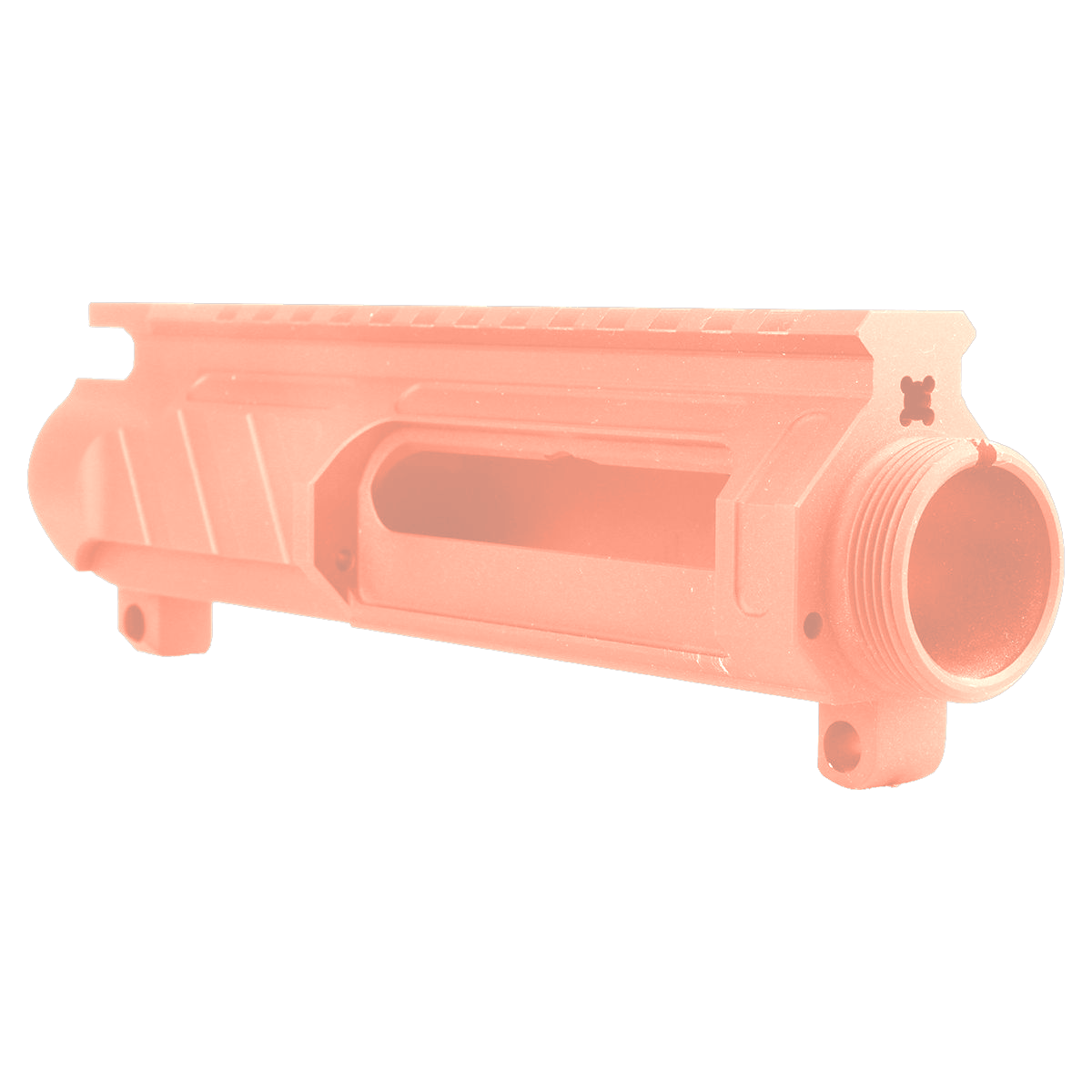 AR-15 Custom Stripped Billet Modular Upper Receiver - Rose Gold