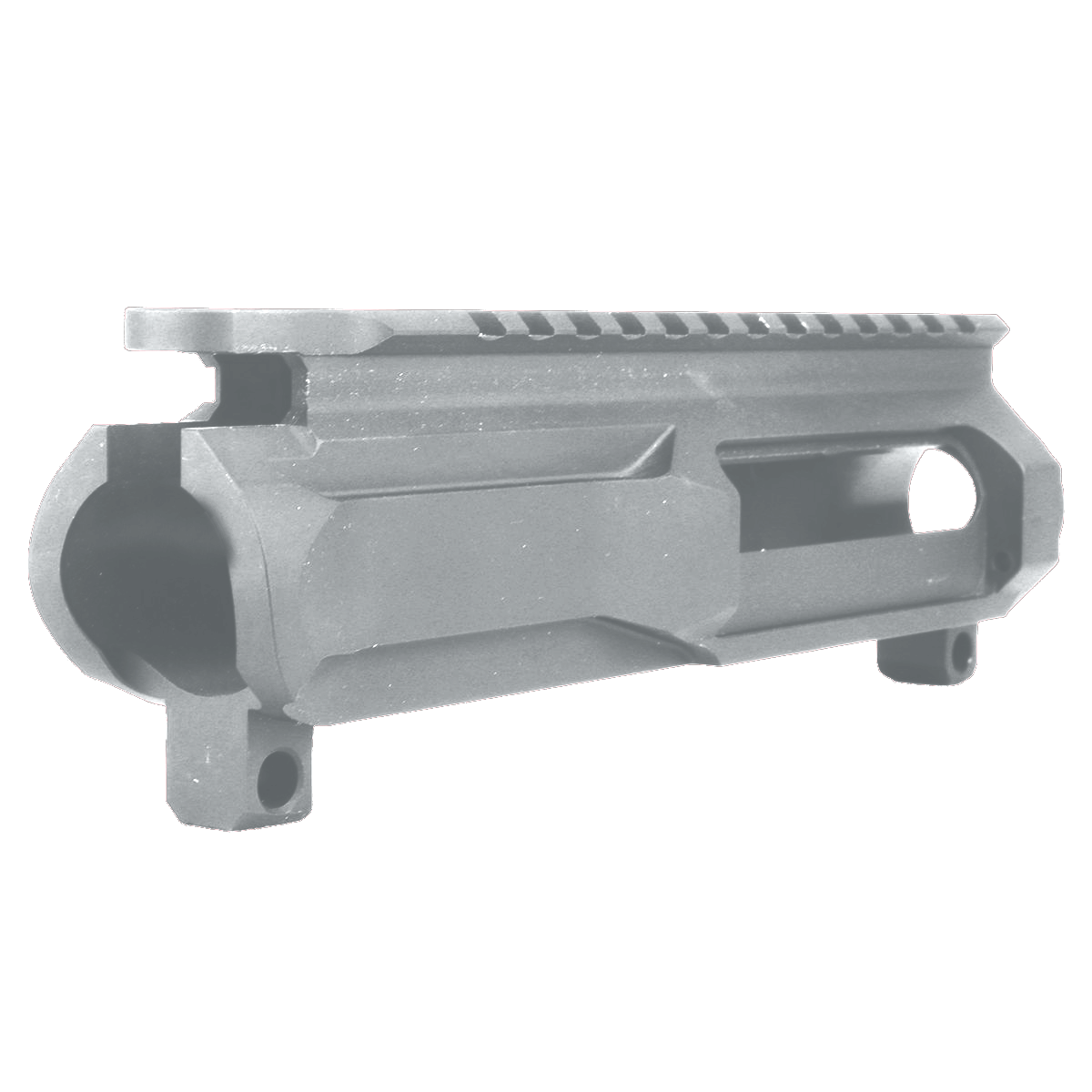 AR-15 Stripped Billet Upper Receiver - Tungsten Gray