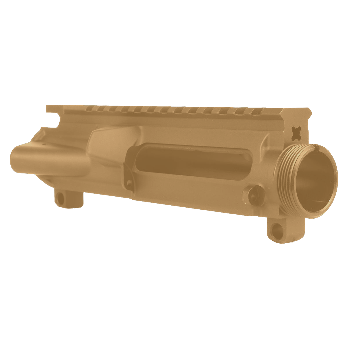 AR-15 Stripped Upper Receiver- Cerakote Burnt Bronze