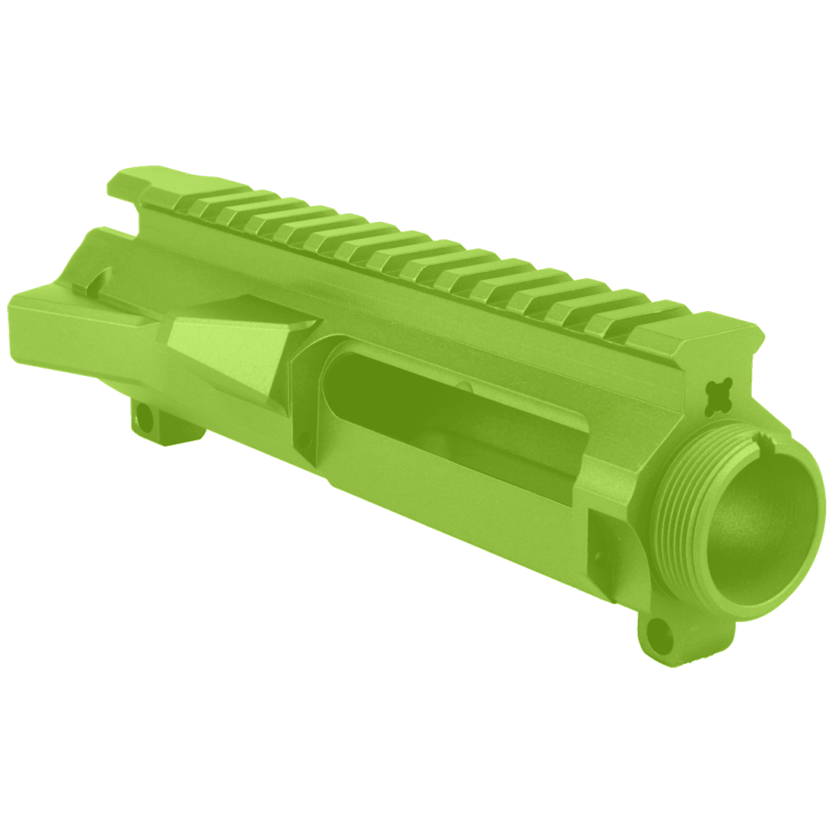 AR-15 Stripped Billet Upper Receiver - Zombie Green