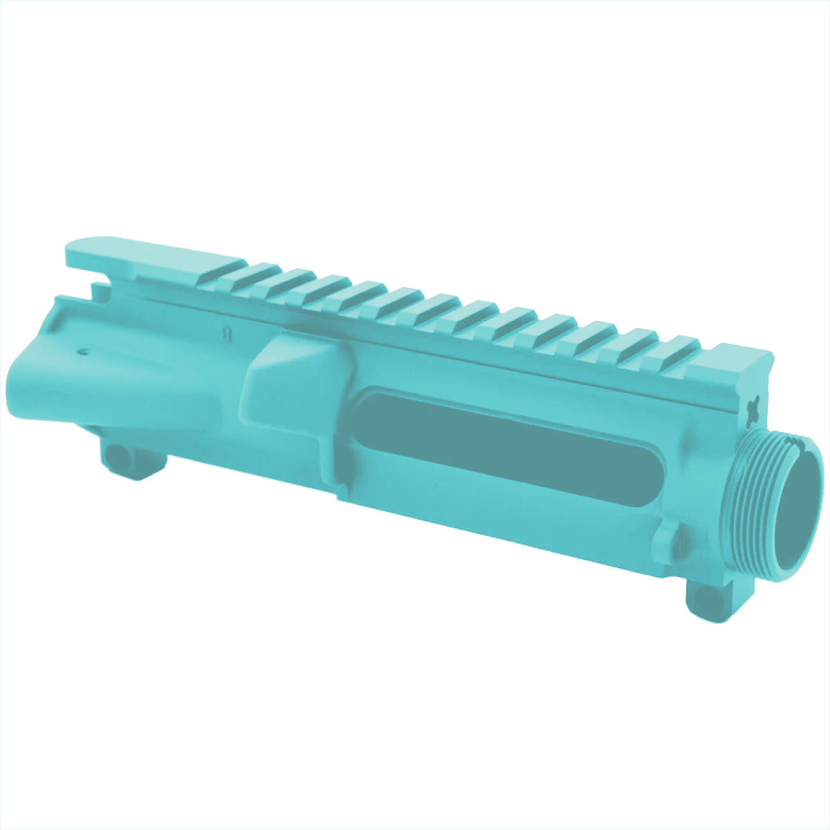 AR-15 Forged Stripped Upper Receiver - Cerakote Robins Egg Blue