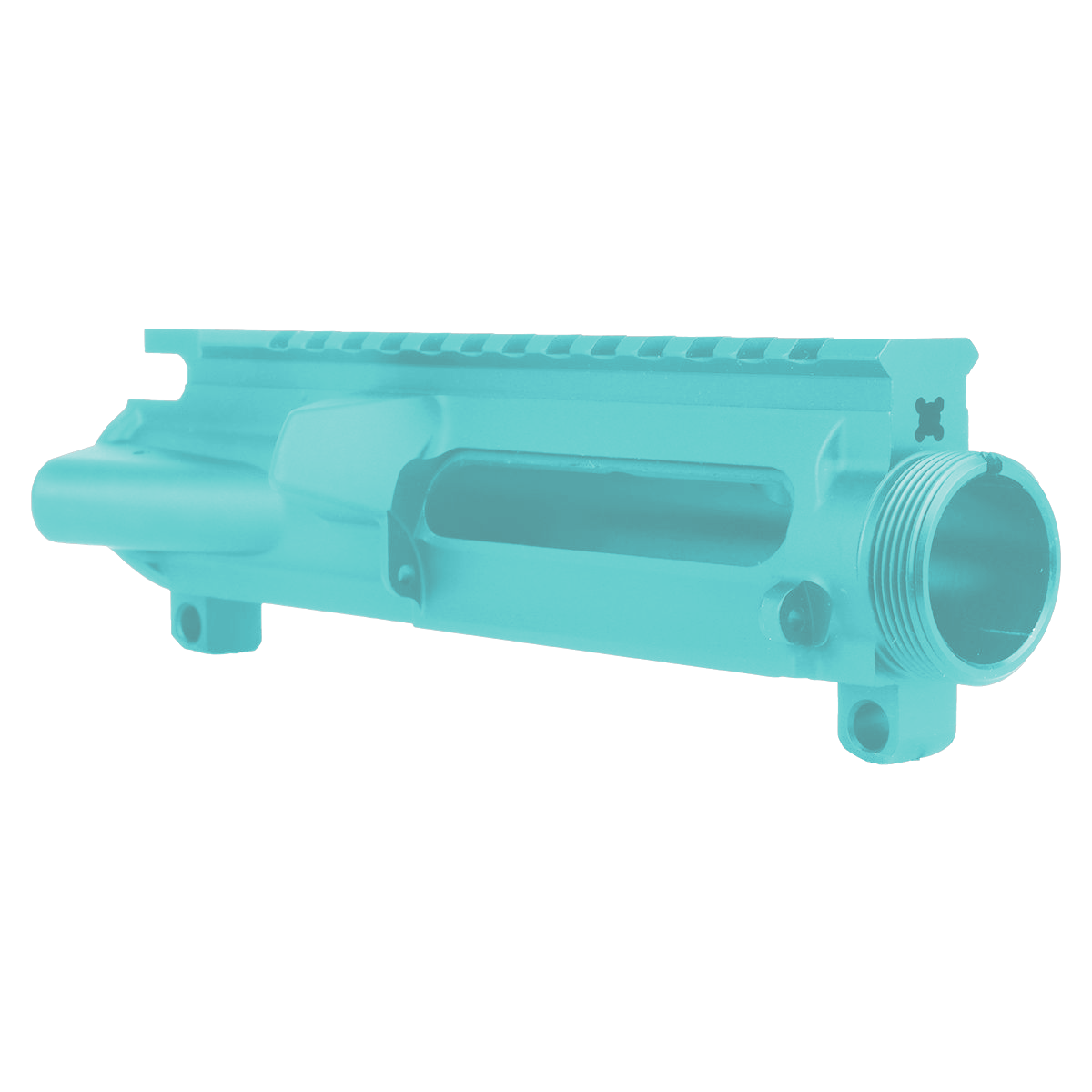 AR-15 Forged Stripped Upper Receiver - Cerakote Robins Egg Blue