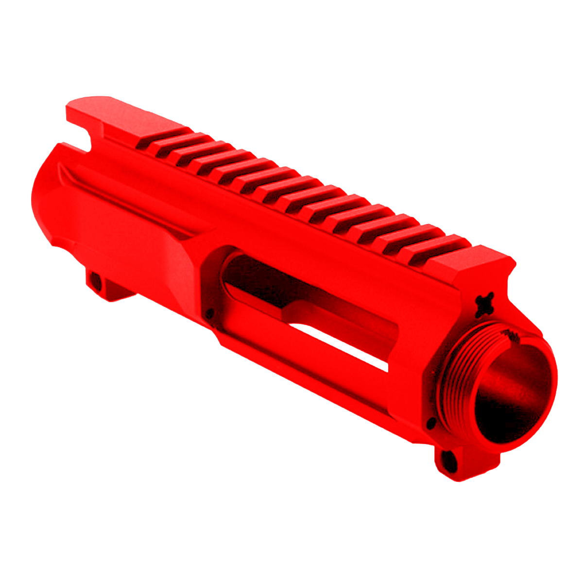 AR 9mm Stripped Billet Upper Receiver - Red