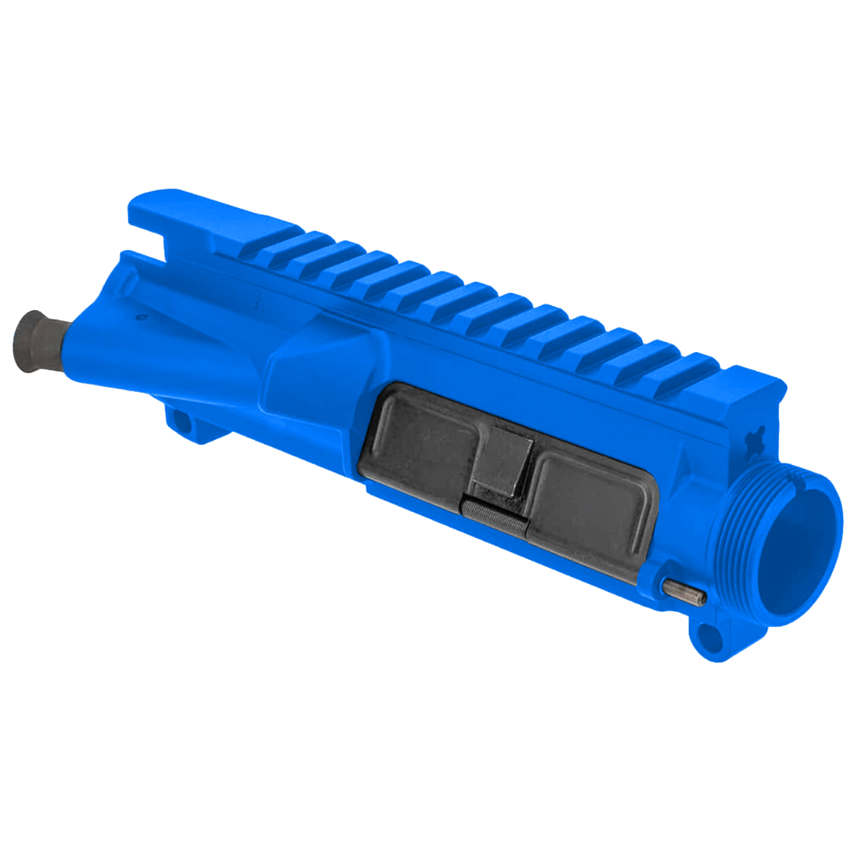 AR-15 Upper Receiver Assembly w/ Ejection Port Cover & Forward Assist Installed - Flame Blue