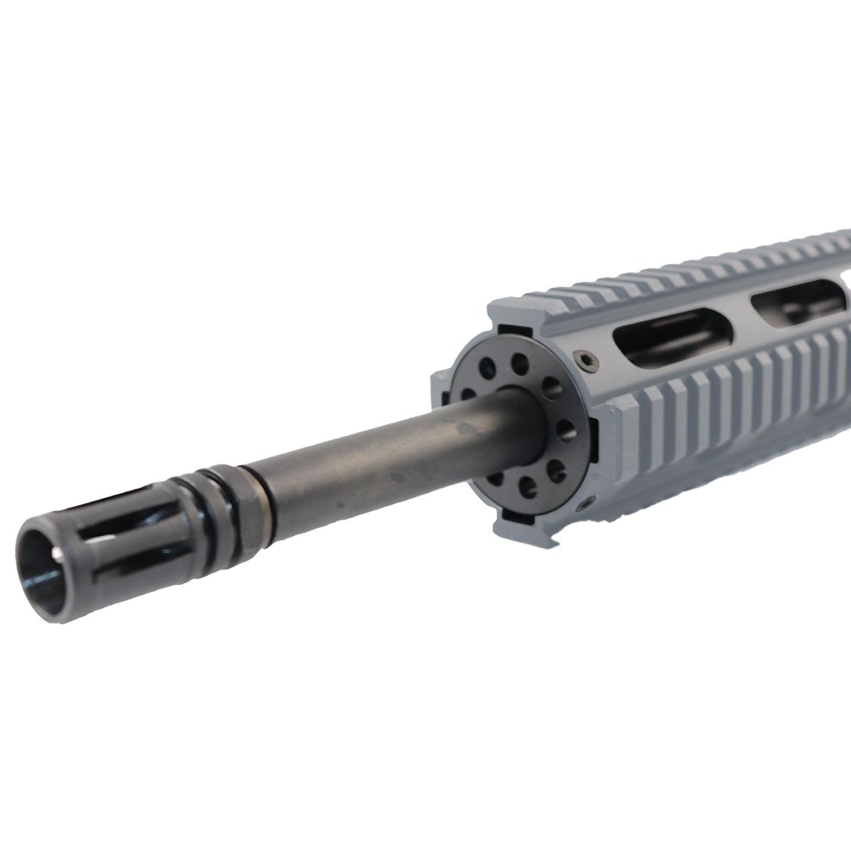 AR-15 Cerakote Sniper Grey 16" Upper Build 5.56 NATO Barrel 12" Quad Rail