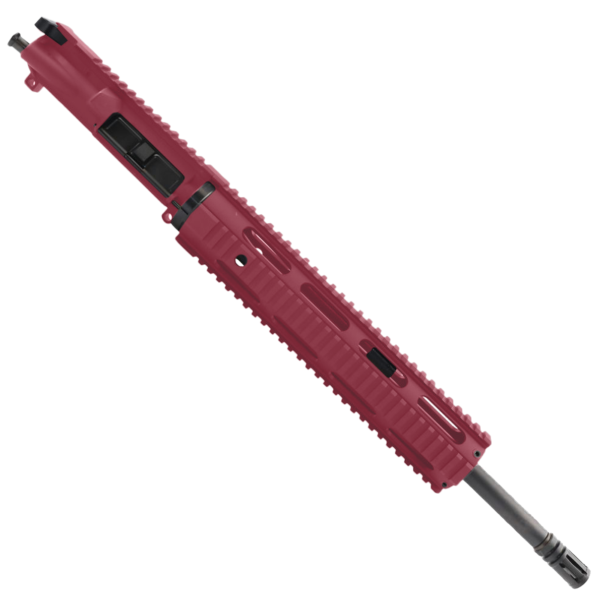 AR-300 16" Upper Assembly .300 AAC Blackout Barrel With 12" Quad Rail Handguard & Charging Handle - Cranberry Frost