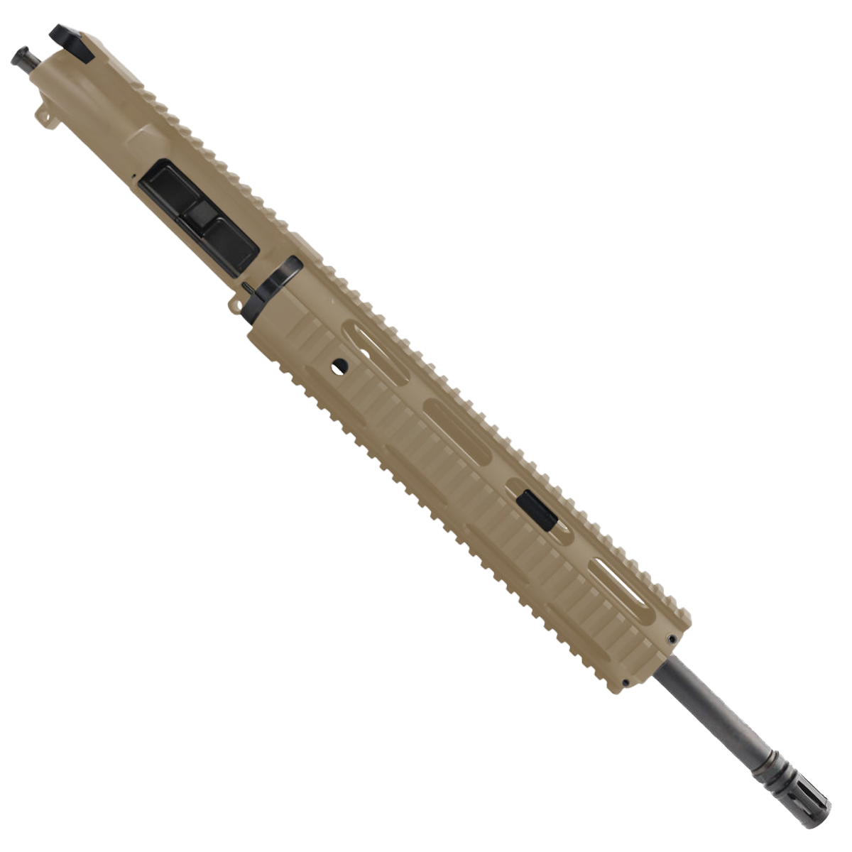AR-300 16" Upper Assembly .300 AAC Blackout Barrel With 12" Quad Rail Handguard & Charging Handle - Flat Dark Earth