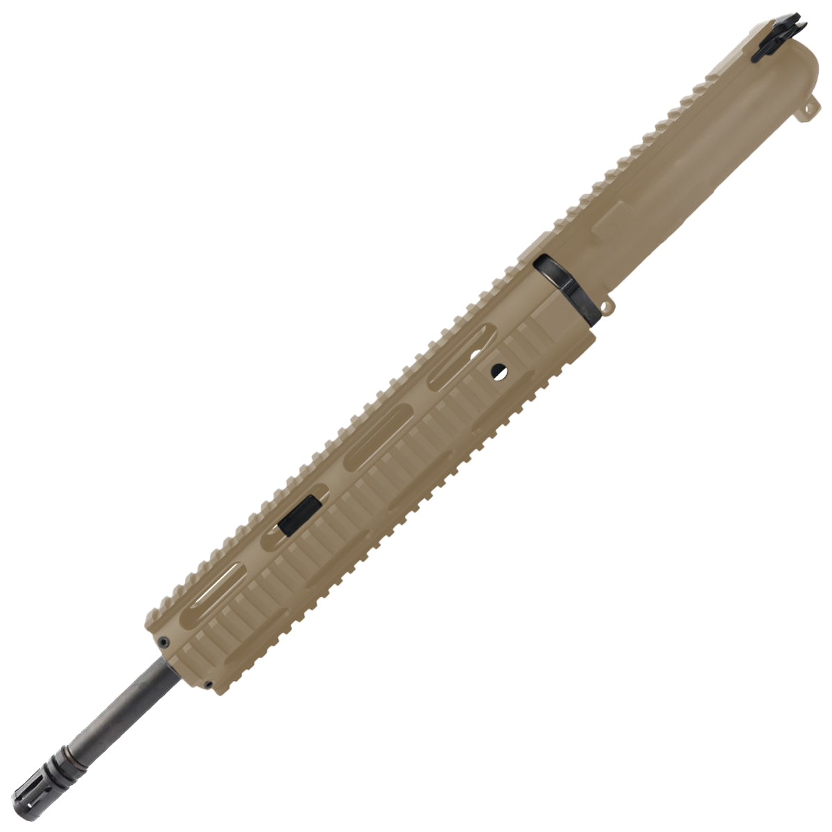 AR-300 16" Upper Assembly .300 AAC Blackout Barrel With 12" Quad Rail Handguard & Charging Handle - Flat Dark Earth