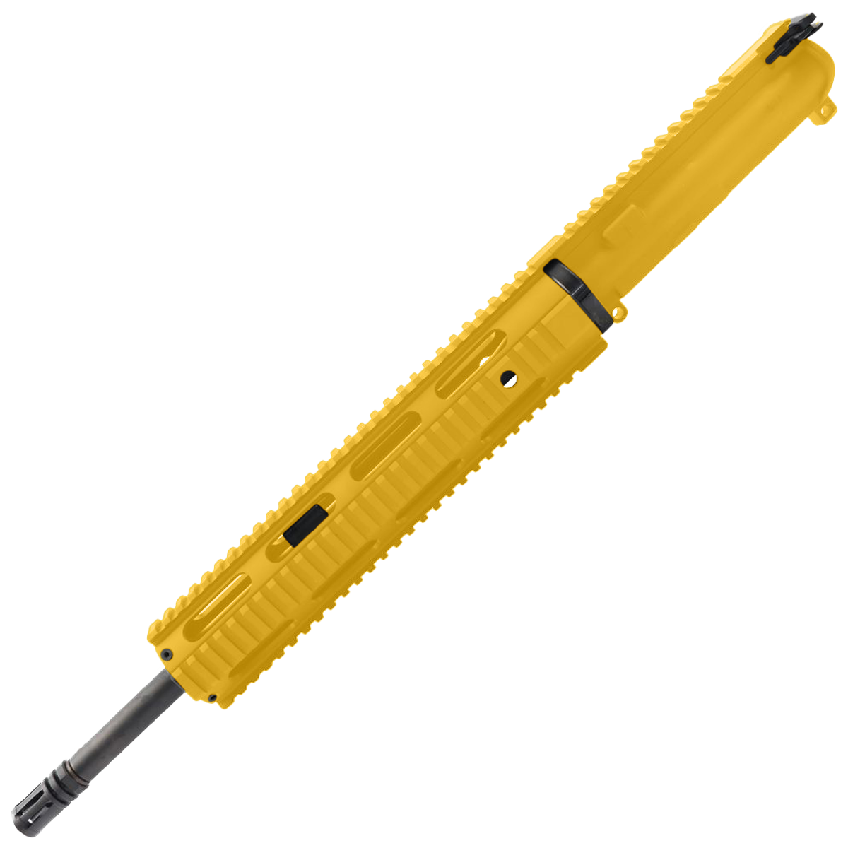 AR-300 16" Upper Assembly .300 AAC Blackout Barrel With 12" Quad Rail Handguard & Charging Handle - Gold