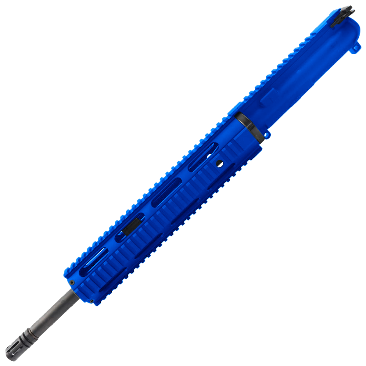 AR-47 16" Upper Assembly 7.62x39mm Barrel With 12" Quad Rail Handguard & Charging Handle - Flame Blue