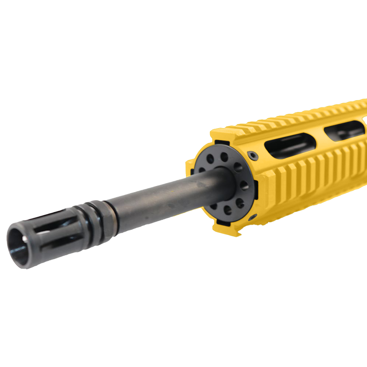 AR-47 16" Upper Assembly 7.62x39mm Barrel With 12" Quad Rail Handguard & Charging Handle - Gold