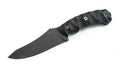 Wilmont Knives Persian Fighter, 4.25" Tanto Fixed Blade Knife, with Custom Sheath and Clip
