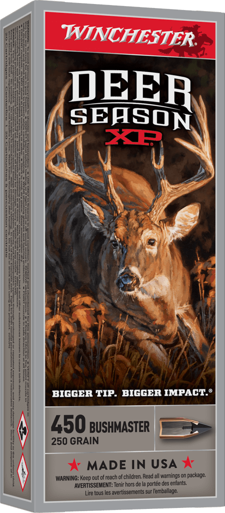 Winchester 450 Bushmaster Ammunition 250 Grain Extreme Point - X450DS