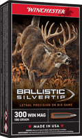 Winchester Ballistic Silvertip 300 Winchester Magnum Ammo 180 Grain Polymer Tip