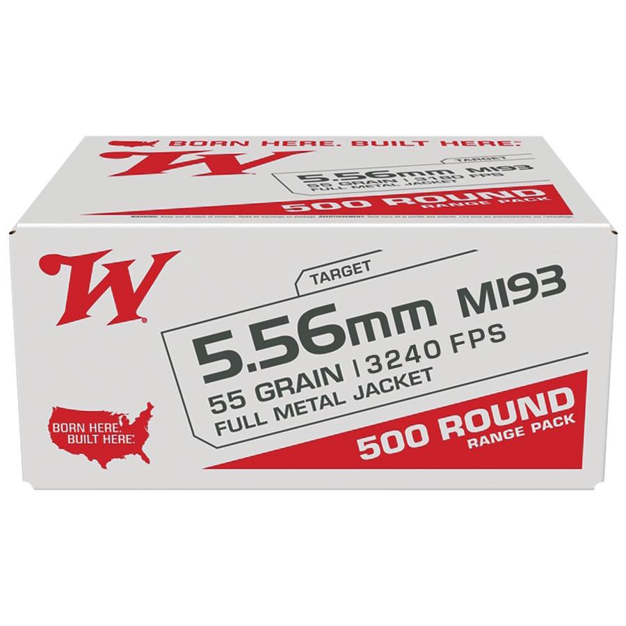 Lake City 5.56mm M193 55gr FMJ 500 Rounds